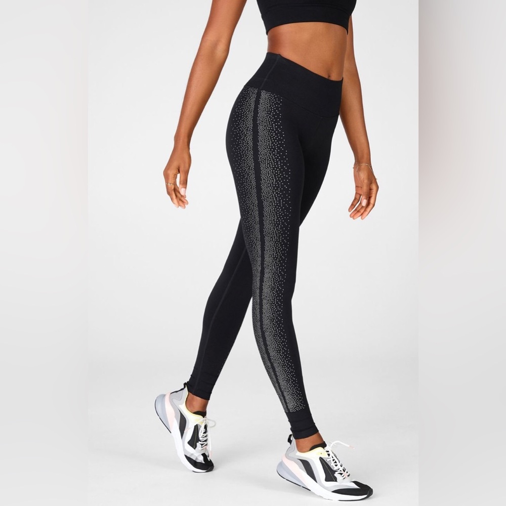 Fabletics High Waisted Sculptknit Reflective Leggings